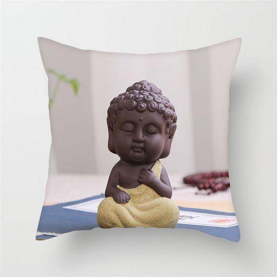 Fuwatacchi Buddha Statue Printed Pillow Covers - Vianchi Natural Glam