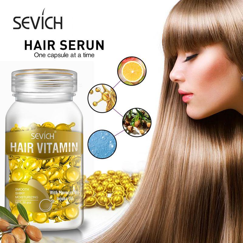 Smooth Silky Hair Vitamin Capsule Keratin - Vianchi Natural Glam