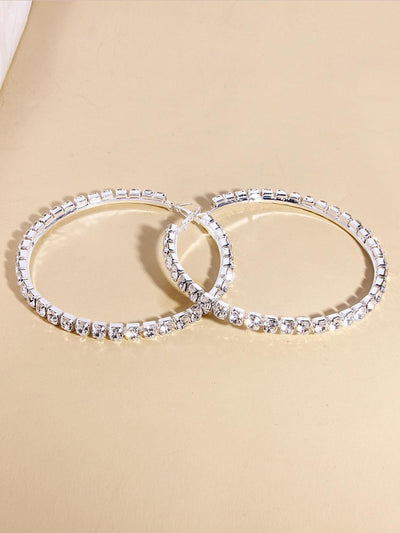 Large Round Hoop Earrings for Women - Vianchi Natural Glam