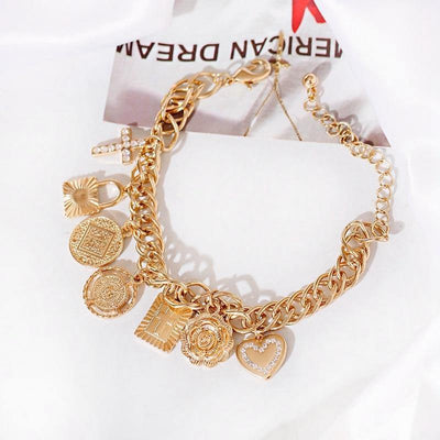 Gold Copper Bracelets - Vianchi Natural Glam
