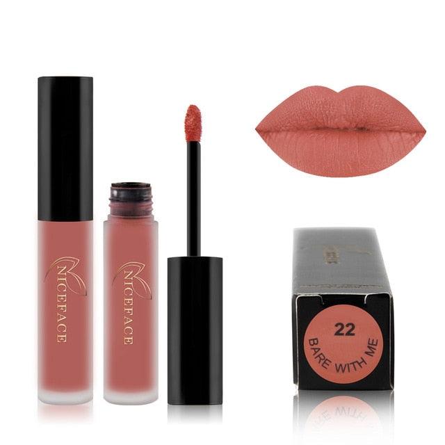 25 Color Waterproof Matte Liquid Lipstick - Vianchi Natural Glam