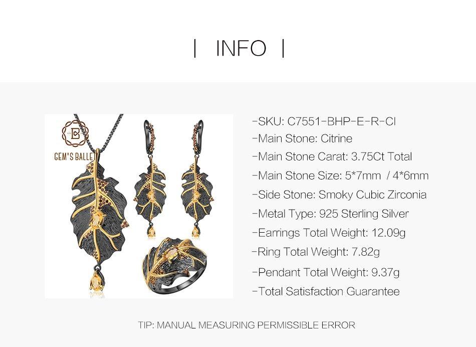 Natural Citrine Handmade Leaf Pendant Necklace - Vianchi Natural Glam